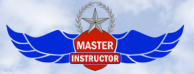 Master Certified Flight Instructor wings badge